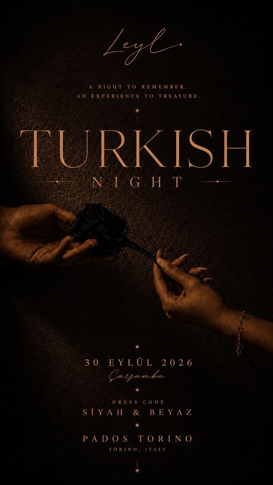 Turkish Night Event Poster